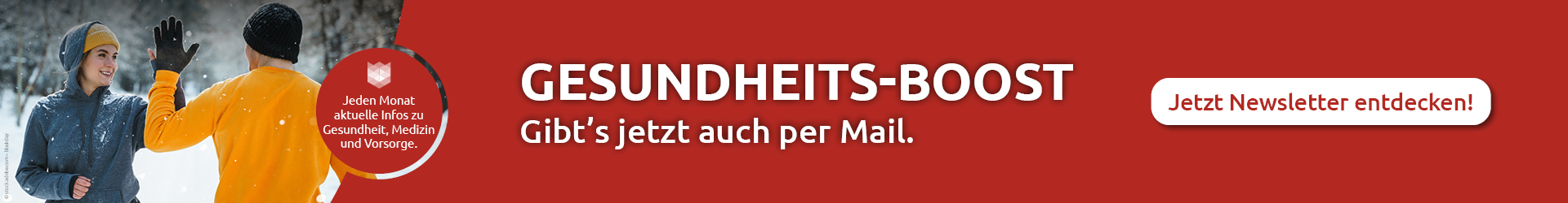 Entdecken Sie jetzt unseren Newsletter Gesundheit!